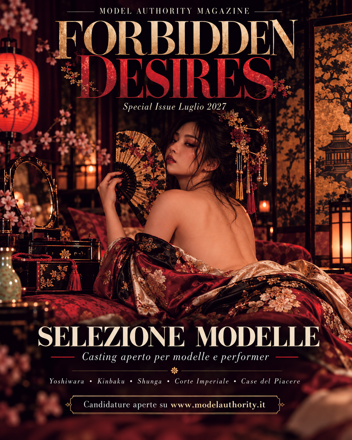 FORBIDDEN DESIRES — Casting modelle e talenti
